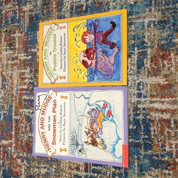 Cynthia Rylant Henry & Mudge Paperback Book Set of 2 - Used - Picture 1 of 5